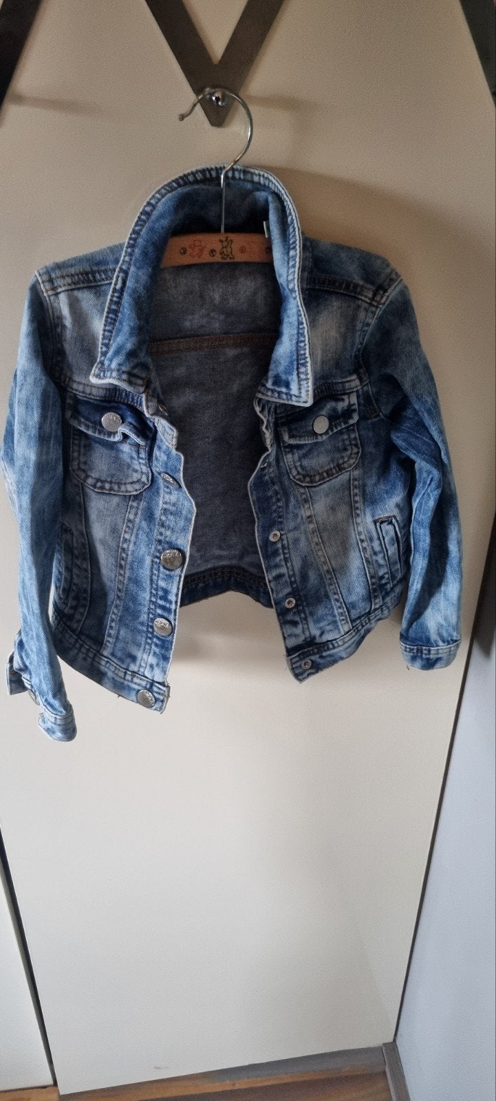 Stoer spijkerjasje voor kinderen - Maat 98/104, Gebruikt, Meisje, Ophalen of Verzenden, Onbekend