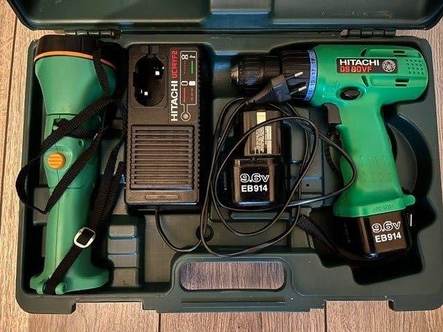 Hitachi Accu boormachine en Hitachi haakse boormachine, Ophalen, Gebruikt