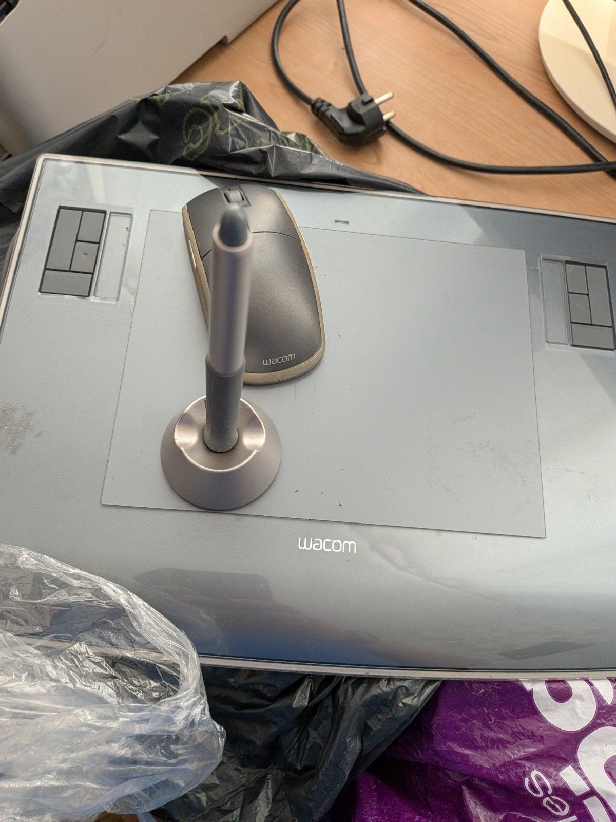 Wacom Intuos3 PTZ-630 Tekentablet met Pen en Muis, Ophalen of Verzenden, Gebruikt, Bedraad, Wacom