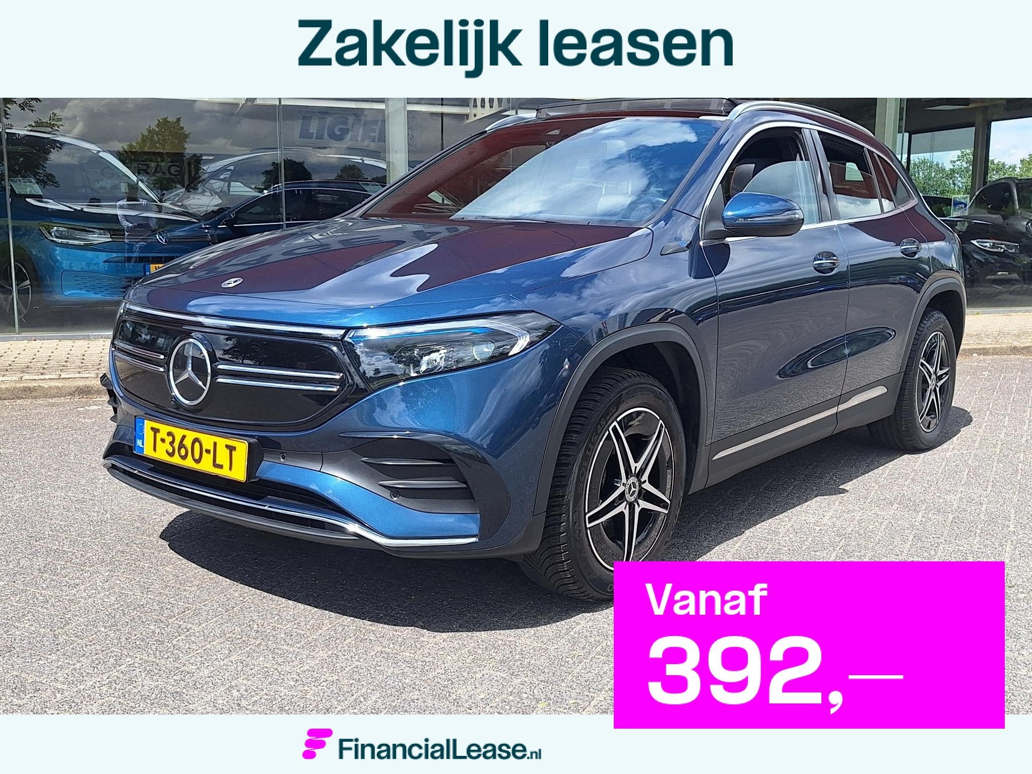 Mercedes-Benz EQA 250 AMG Line 67 kWh | SOH: 93,4% | Panarom, 1940 kg, Gebruikt, 190 pk, Blauw