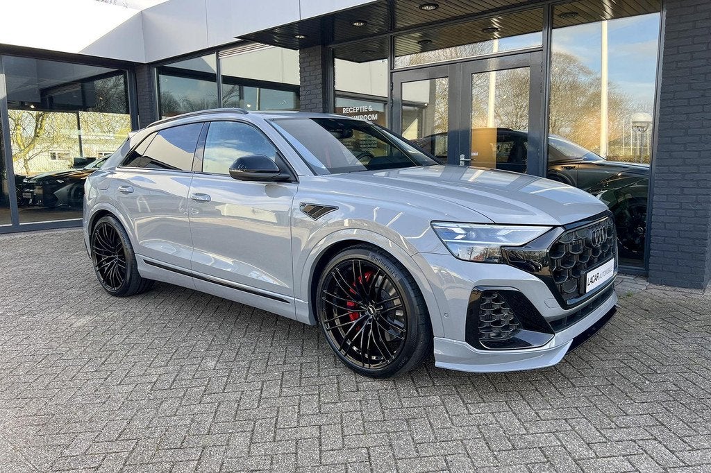 Audi Q8 60 TFSIe ABT Aero I B&O + Onderst. Advanced I 5j gar, Auto's, Audi, Automaat, Gebruikt, Zwart, 2995 cc