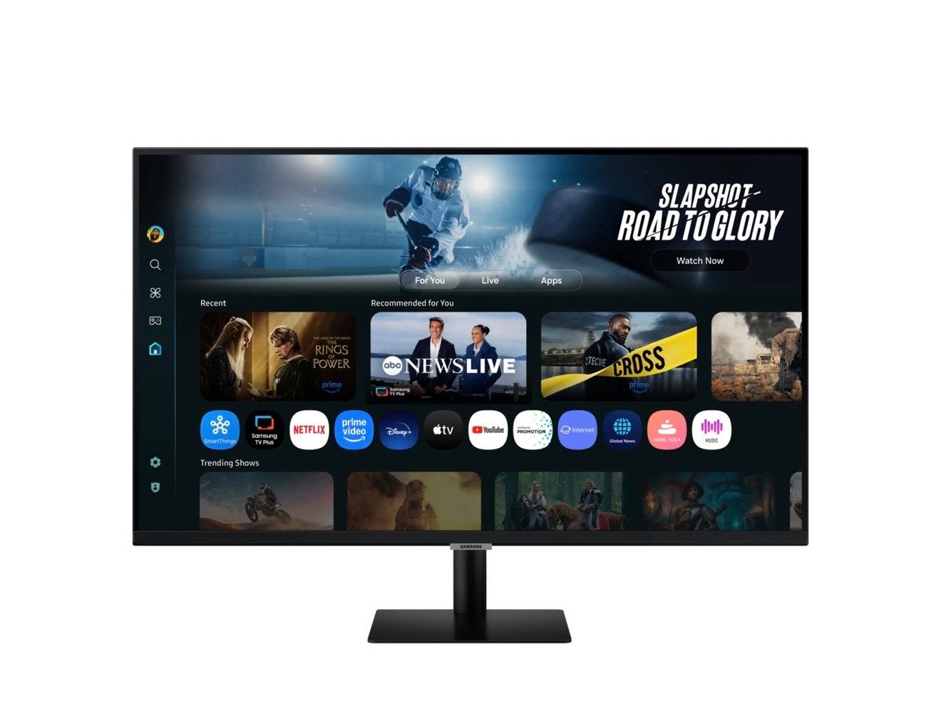 Samsung Smart Monitor M7 (LS32BM700UUXEN) - 32 inch 4K UHD, LED, 50 Hz, Zo goed als nieuw, Samsung