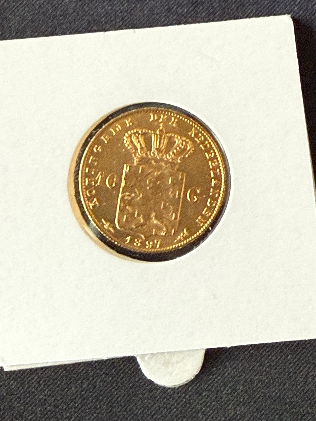 Gouden tientje wilhelmina1897, Koningin Wilhelmina, Losse munt, 10 gulden, Goud