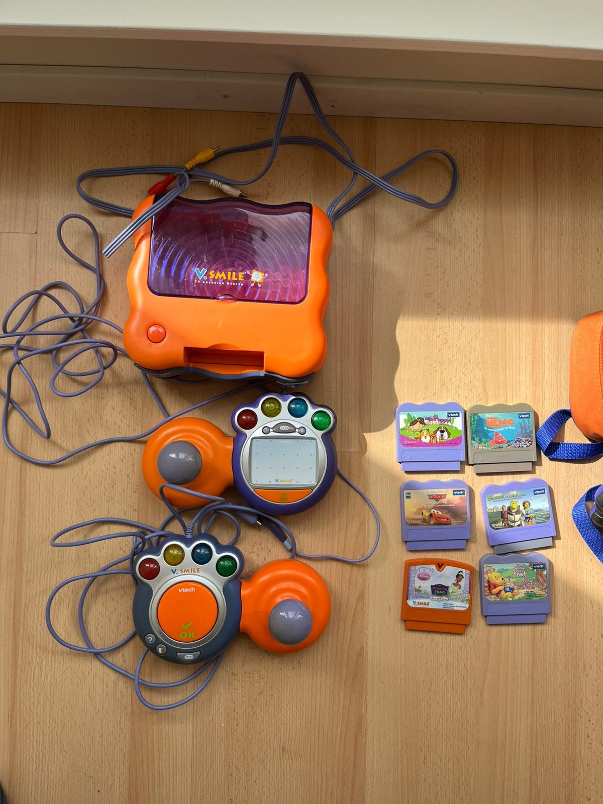 Vtech V.Smile + 6 spellen + 2 controllers + Pocket + camera, Ophalen, Gebruikt, 6 jaar of ouder