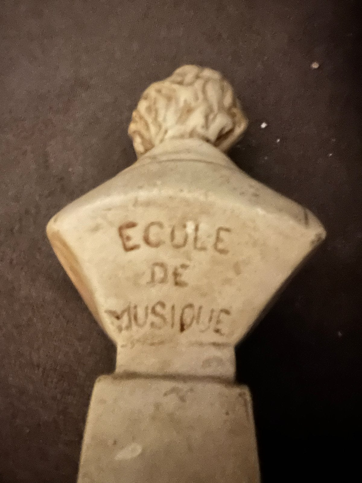 Antiek beeldje Richard Wagner - Ecole de Musique Trier, Ophalen of Verzenden, Gebruikt, Mens