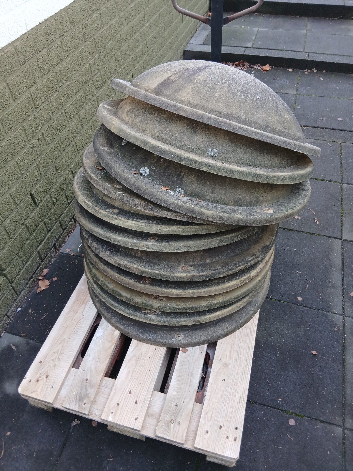 11 stuks licht koepels rond, Ophalen, Gebruikt, Minder dan 80 cm, 80 tot 120 cm