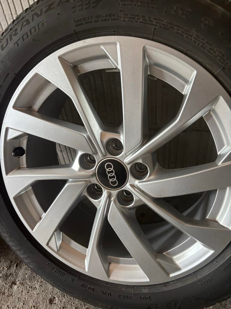 Originele Audi A1 velgen met zomerbanden, Gebruikt, 16 inch, Banden en Velgen, Ophalen of Verzenden