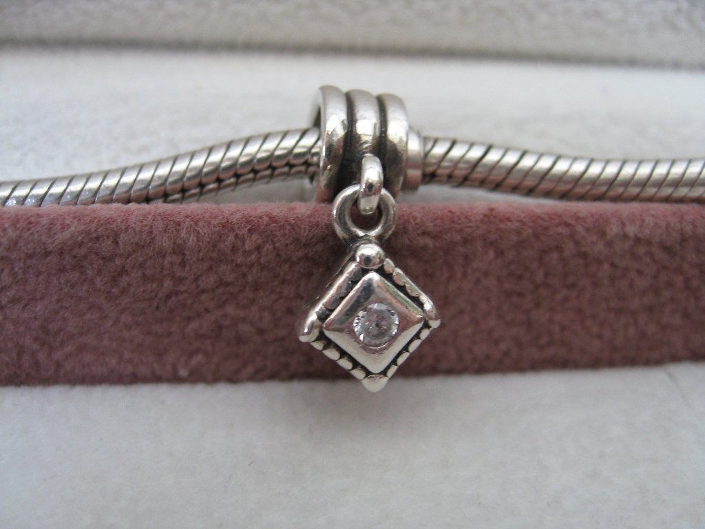Pandora Hanger met zirkonia, Ophalen of Verzenden, Zo goed als nieuw, Zilver, Pandora