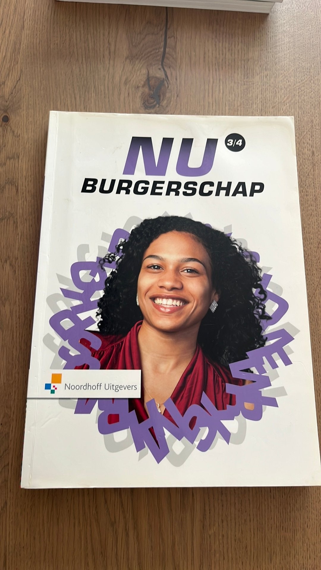 Nu Burgerschap 3/4, Boeken, Ophalen of Verzenden, Zo goed als nieuw, Overige niveaus, Maatschappijleer