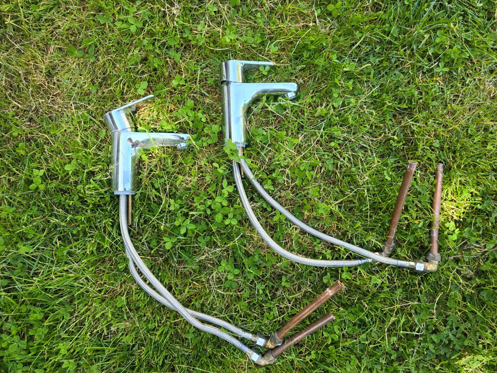 2 kranen, Doe-het-zelf en Verbouw, Sanitair, Ophalen, Kraan