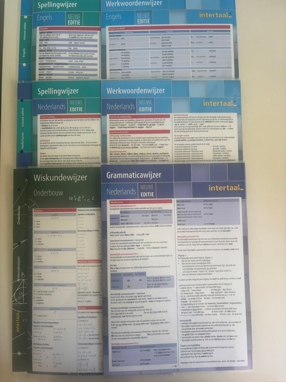Intertaal Grammaticawijzer, Werkwoordwijzer, Spellingwijzer, Ophalen of Verzenden, Alpha, Zo goed als nieuw, MBO