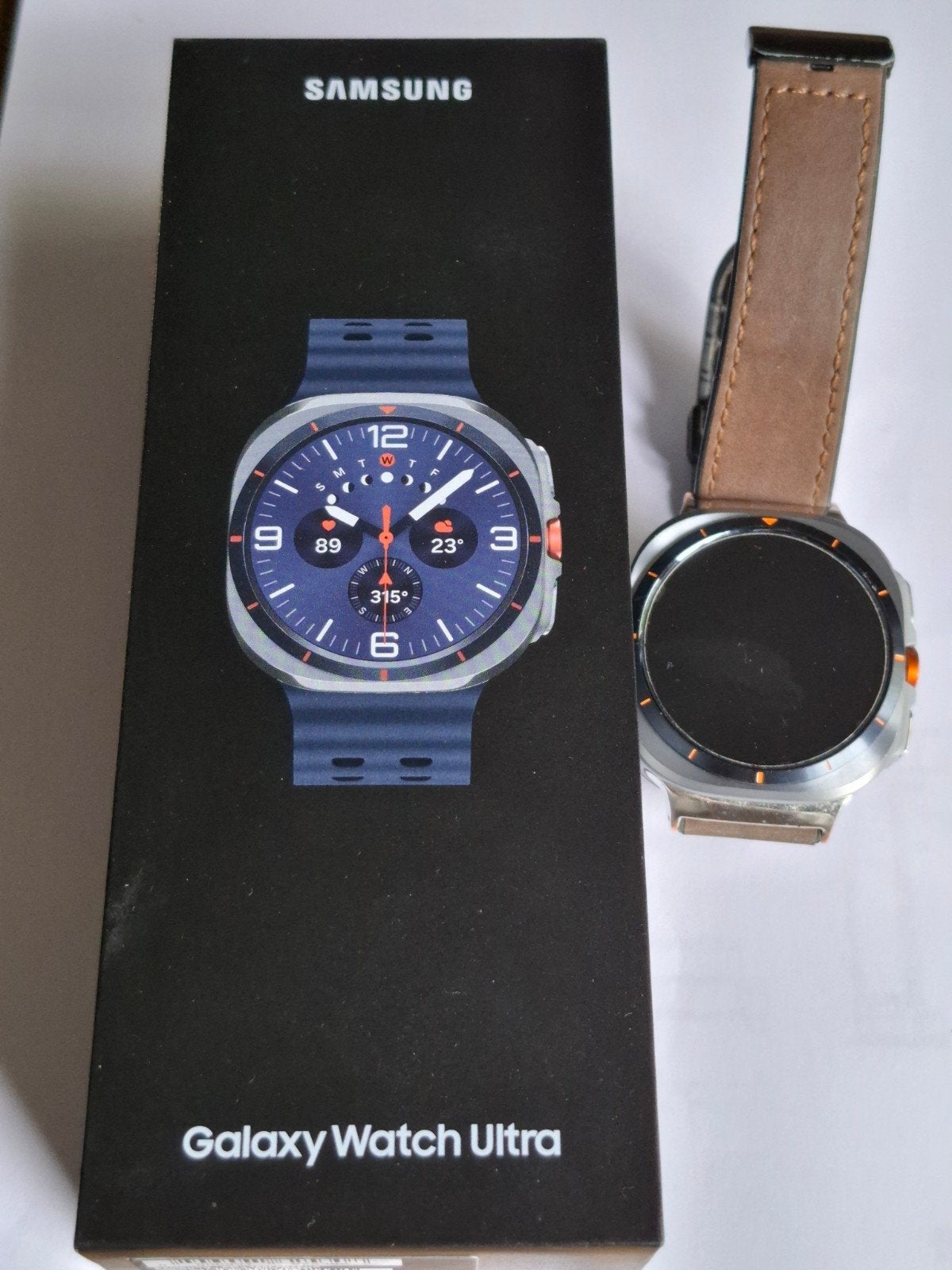 Samsung Galaxy Watch Ultra (7 Ultra) - Nieuwstaat, Ophalen of Verzenden, Zo goed als nieuw, Stappen, Samsung