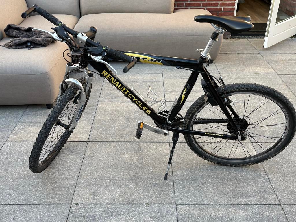 Renault Mountainbike - Zwart/Geel, Fietsen en Brommers, Fietsen | Mountainbikes en ATB, Gebruikt, Heren, Overige merken, 49 tot 53 cm