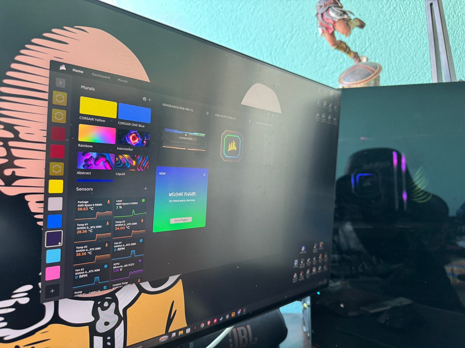 Gaming PC met toetsenbord muis monitor, Ophalen, Zo goed als nieuw, Gaming, SSD
