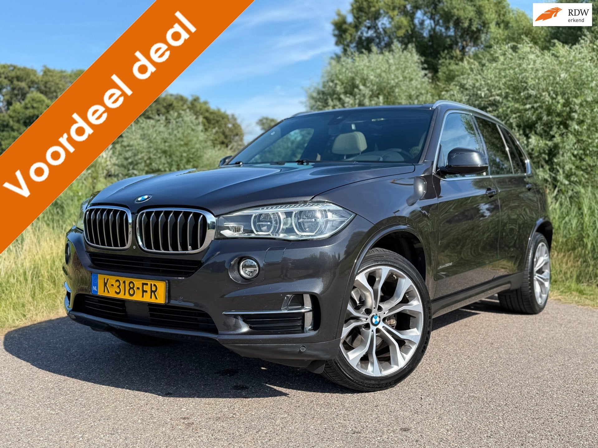 BMW X5 XDrive30d High Executive / Automaat / Leder / Panoram, Auto's, Gebruikt, 2993 cc, 241 €/maand, 259 pk