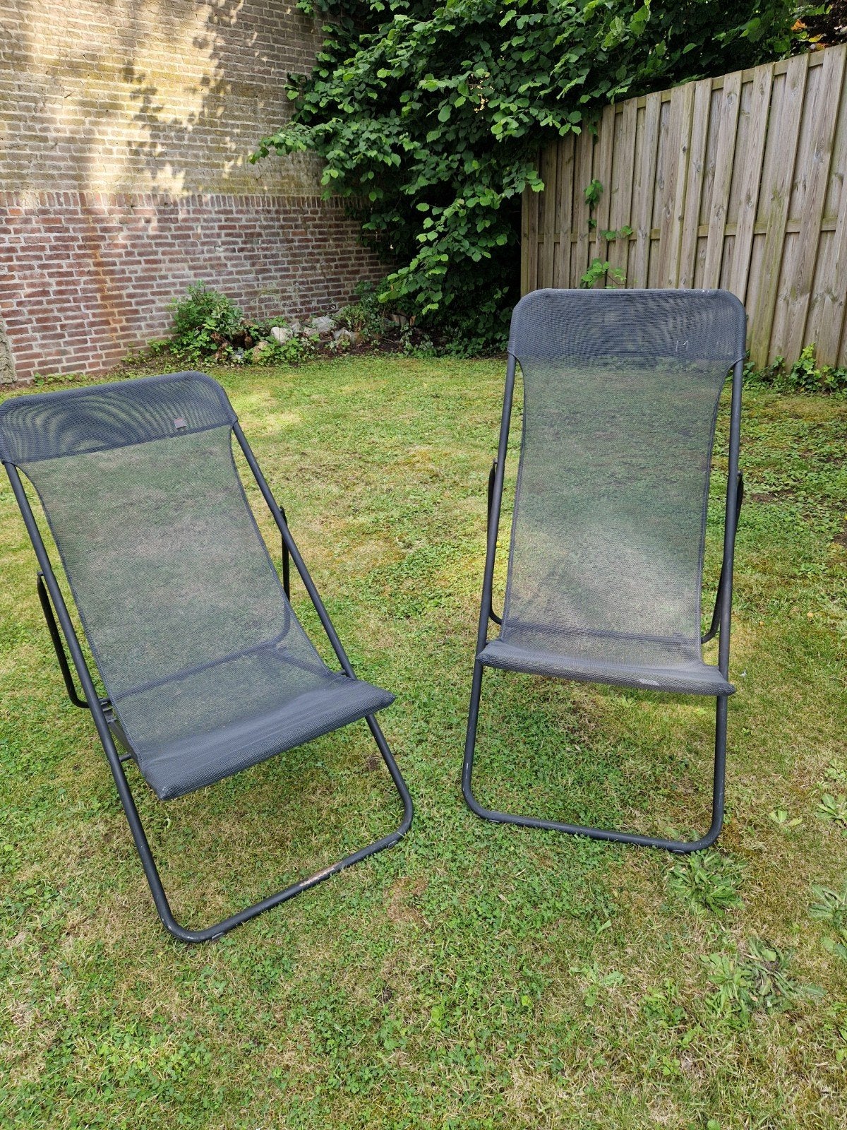2x Lafuma Relaxstoelen - Opvouwbaar en Verstelbaar, Tuin en Terras, Ophalen