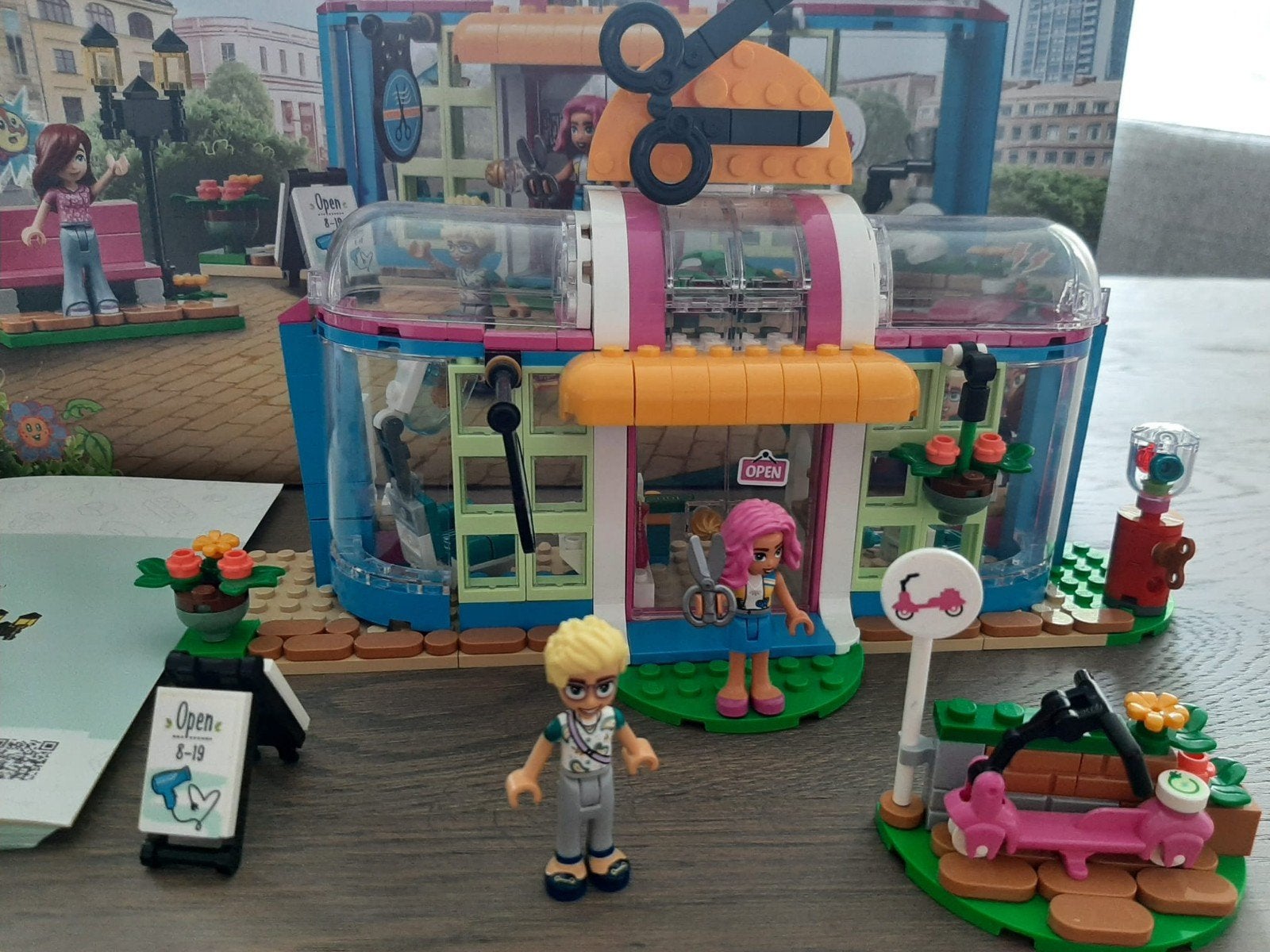 LEGO Friends Kapsalon (41743), Ophalen of Verzenden, Zo goed als nieuw, Overige merken