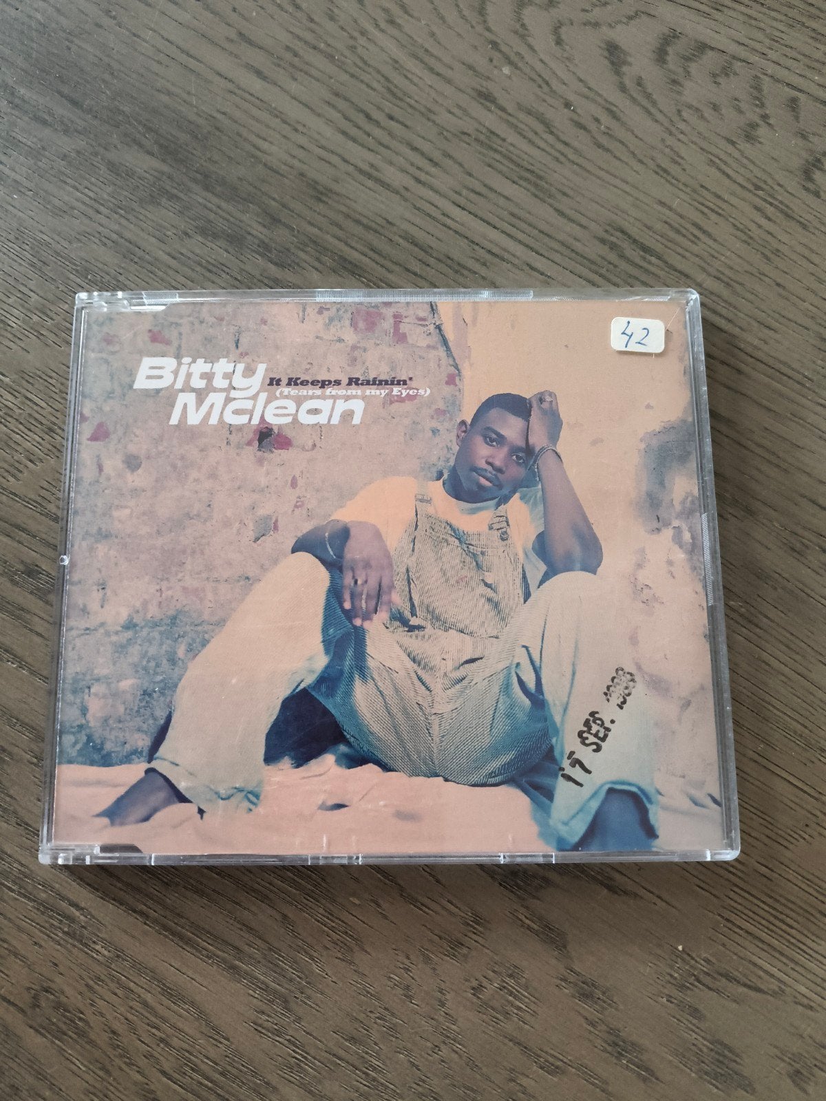 Bitty McLean - It Keeps Rainin'-Tears From My Eyes CD Singl, Ophalen of Verzenden, Gebruikt, Single, Inclusief doosje