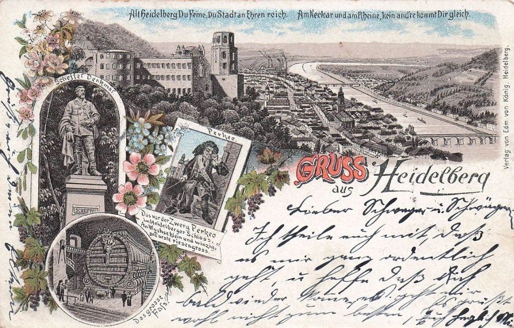 702-145-007 Heidelberg, Verzenden, Voor 1920, Duitsland