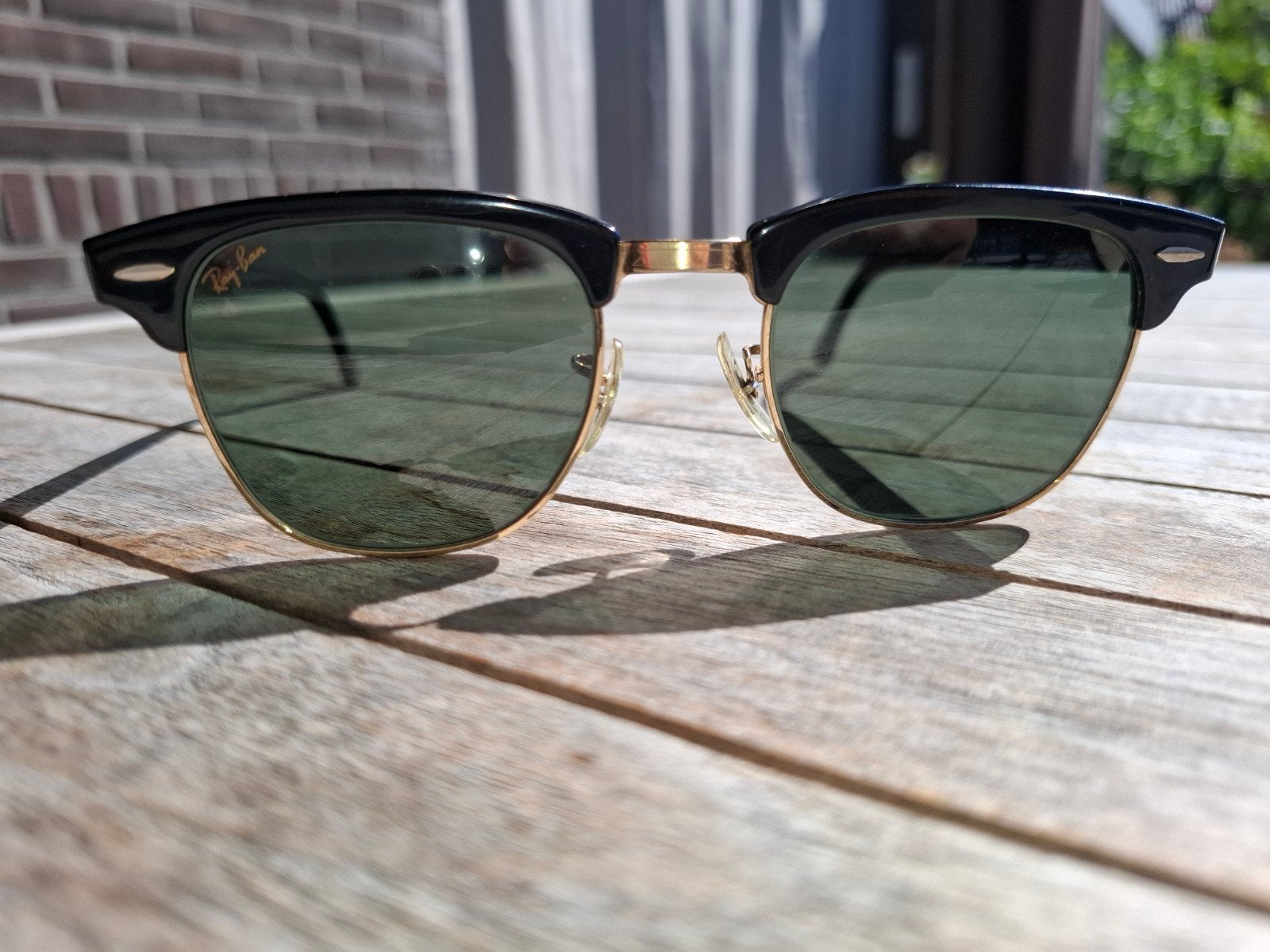 Ray-Ban Clubmaster Zonnebril - Vintage Bausch & Lomb maat 51, Sieraden, Tassen en Uiterlijk, Zonnebrillen en Brillen | Heren, Gebruikt