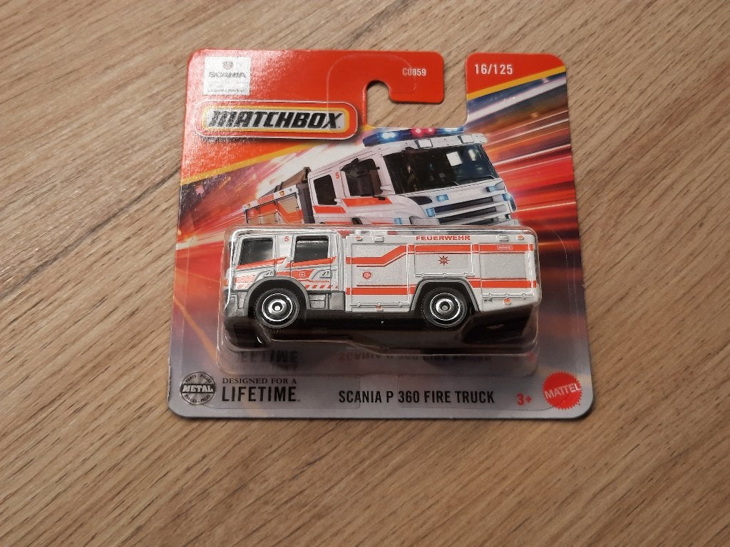 Matchbox - Scania P 360 Fire Truck, Verzenden, Nieuw, Bus of Vrachtwagen