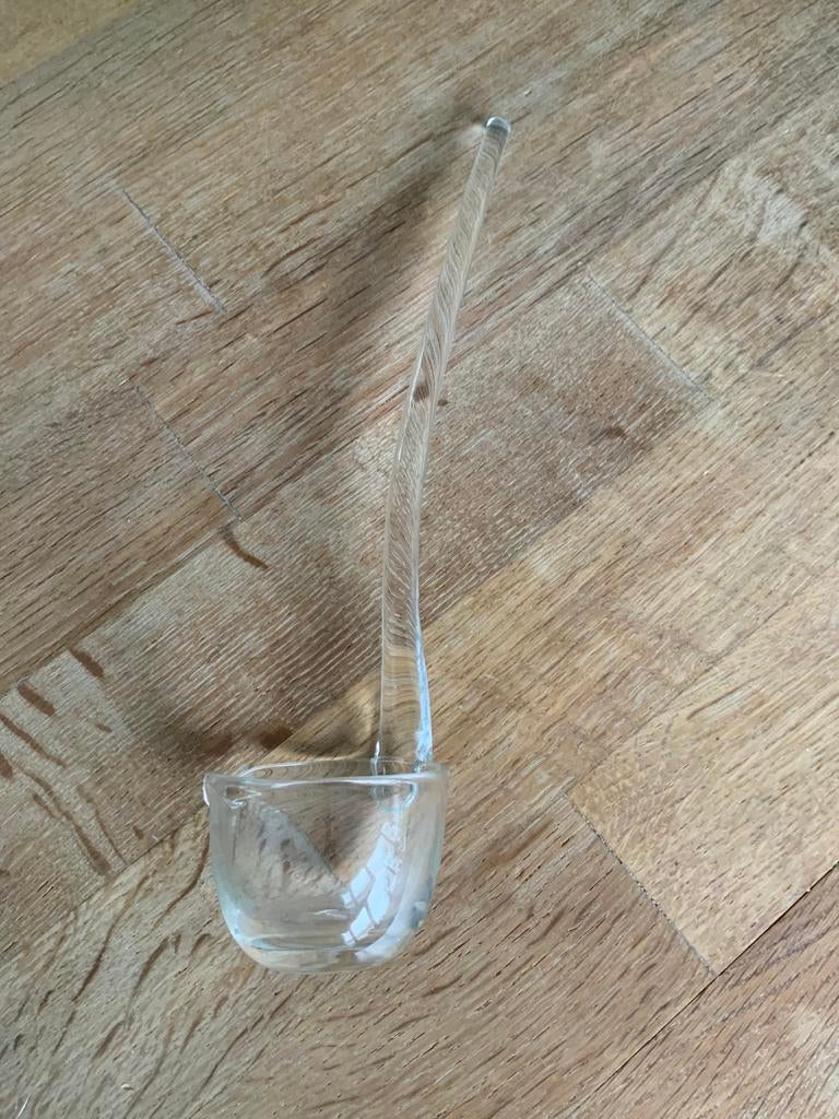 Antieke glazen lepel voor bowl of rozijnenpot, Ophalen of Verzenden