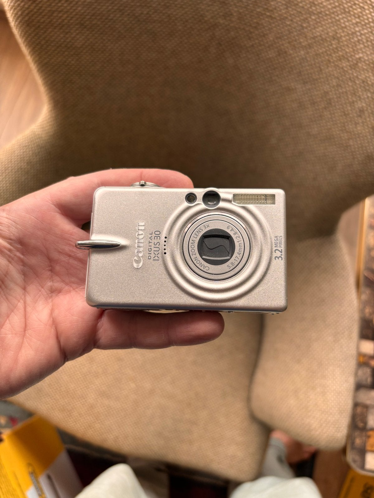Canon Digital IXUS 30 Compactcamera - 3.2 Megapixels, Ingebouwde flitser, Gebruikt, Verzenden, Canon