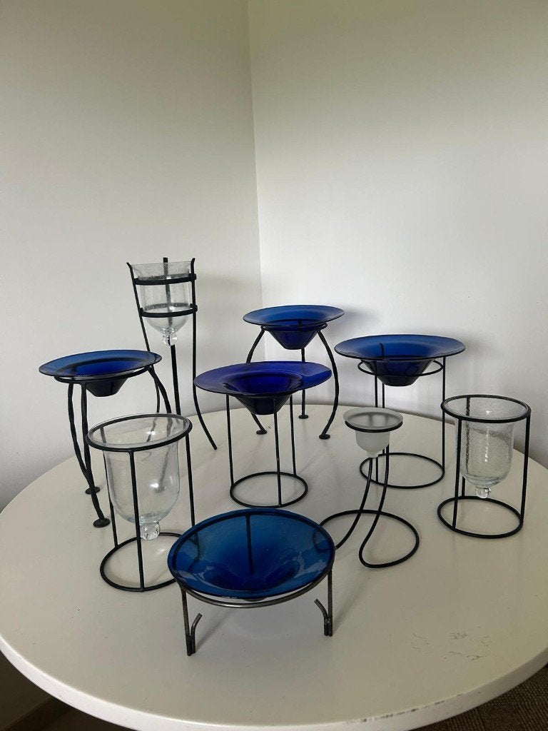 decoratieve theelichthouders, Huis en Inrichting, Meerkleurig, Overige typen, Ophalen of Verzenden, Glas