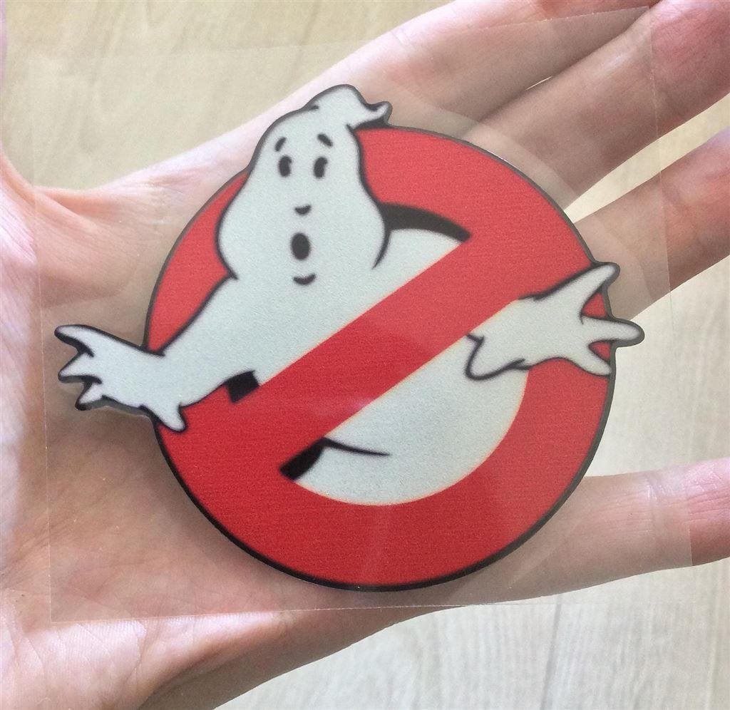 GHOSTBUSTERS Logo Decal Vinyl Film Sticker, Verzenden, Nieuw, Bedrijf of Vereniging
