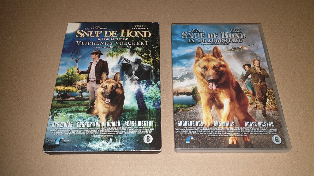 DVD - Snuf de hond - 2 leuke films, Avontuur, Ophalen of Verzenden, Zo goed als nieuw, Vanaf 6 jaar