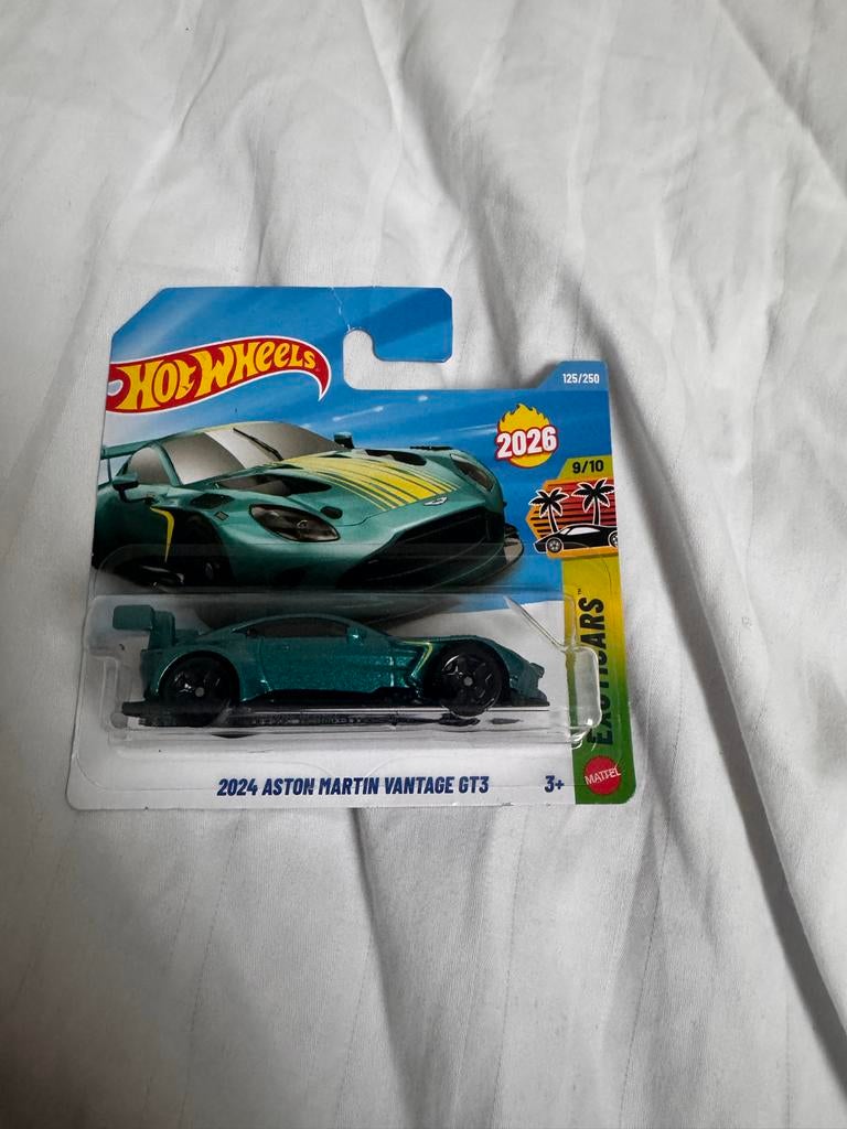 Hot Wheels 2024 Aston Martin Vantage GT3 - Exotics, Overige merken, 1:50 of kleiner, Auto, Nieuw