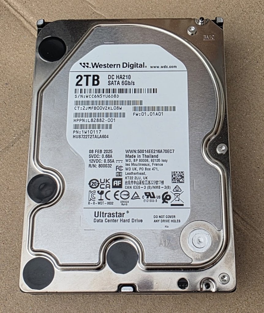 Nieuwe HDD  Seagate Ultrastar 2tb Nieuw, Computers en Software, Harde schijven, Intern, Nieuw, Ophalen of Verzenden, Desktop
