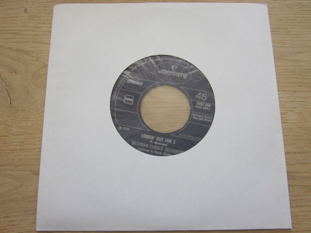 BTO - Looking out for number one, Verzenden, 7 inch, Zo goed als nieuw, Pop