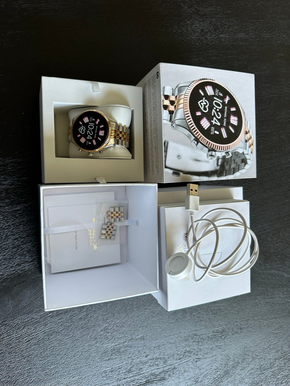 Michael Kors MKT5080 - Lexington 2 - Smartwatch, Hartslag, Ophalen of Verzenden, Zo goed als nieuw, Android