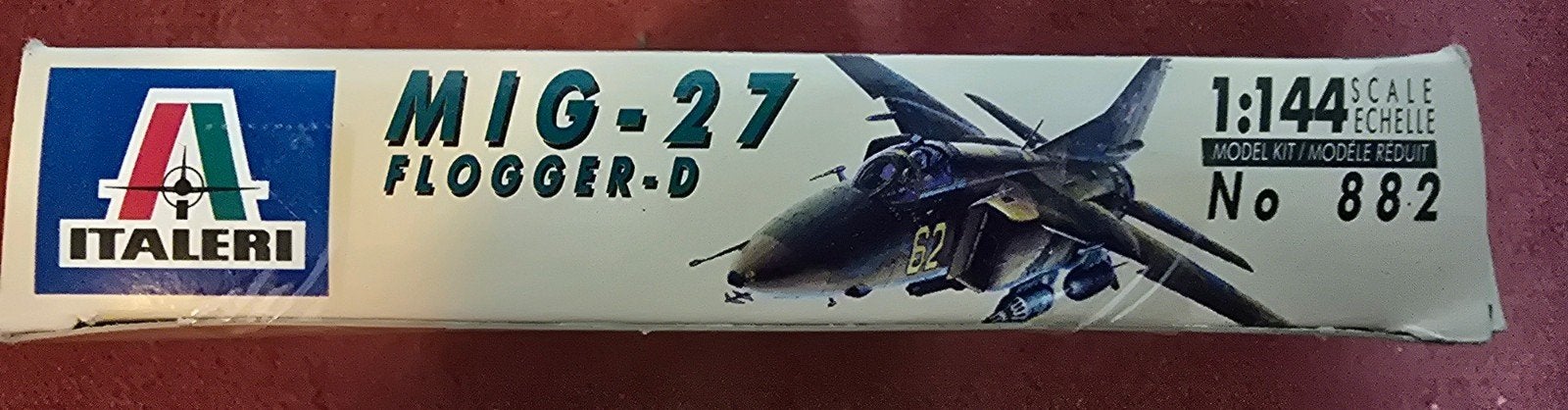 Italeri MIG-27 Flogger-D Modelbouw Vliegtuig 1:144, 1:144 tot 1:200, Italeri, Ophalen of Verzenden, Zo goed als nieuw