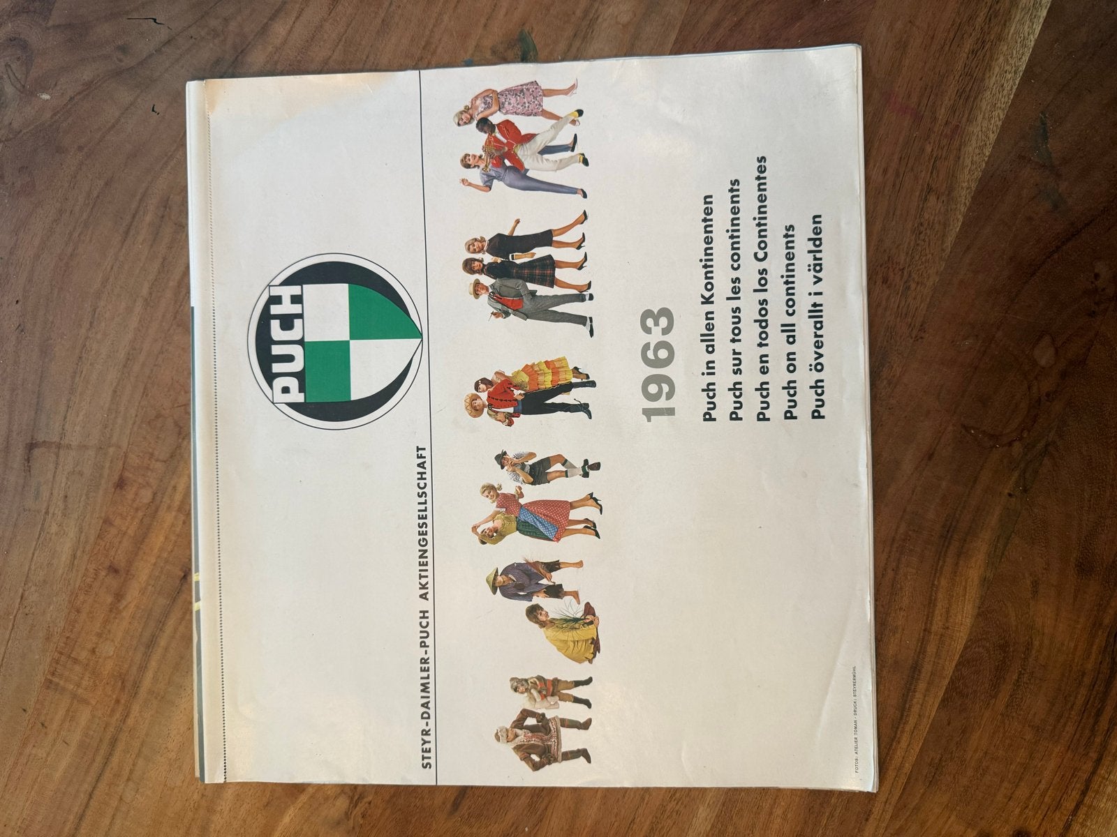 Puch Kalender 1963 - Januari t/m December, Ophalen of Verzenden, Zo goed als nieuw, Overige typen