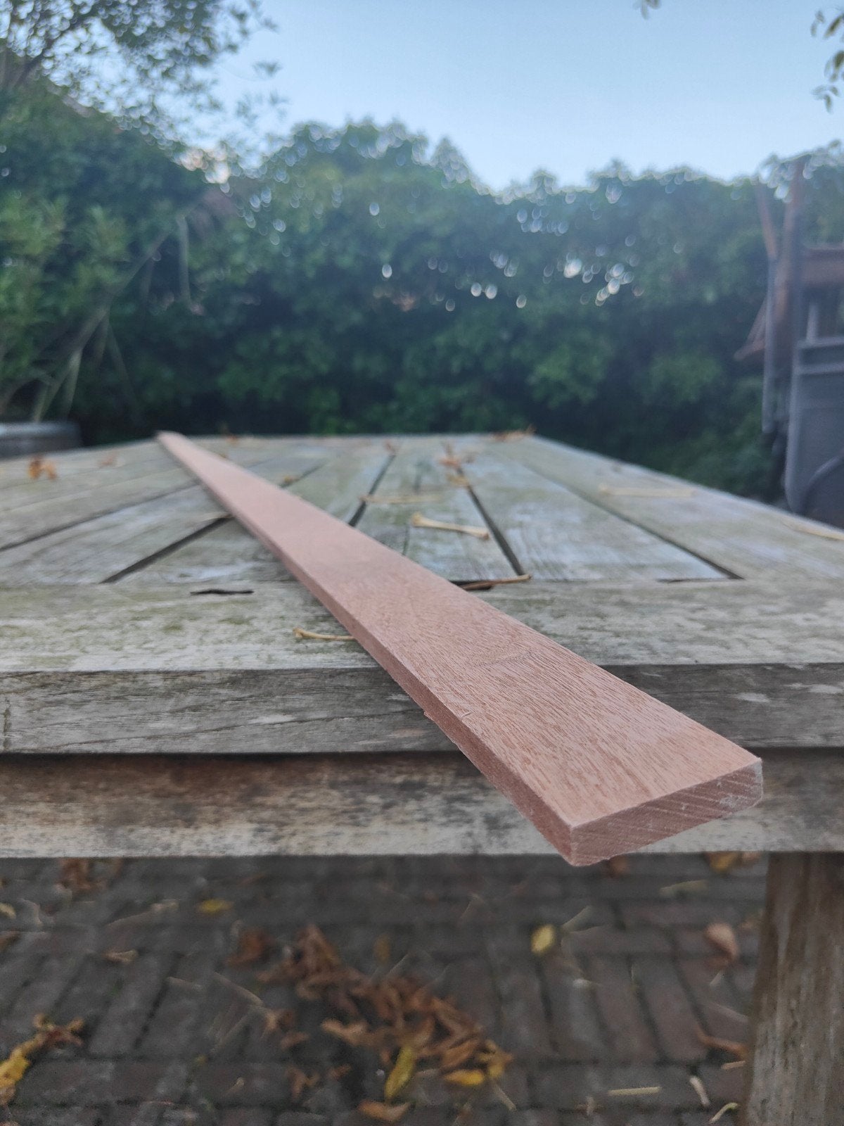 Hardhouten latten 250 en 275 cm 10 mm dik, 43mm breed, Ophalen, Nieuw, Minder dan 25 mm, 250 tot 300 cm