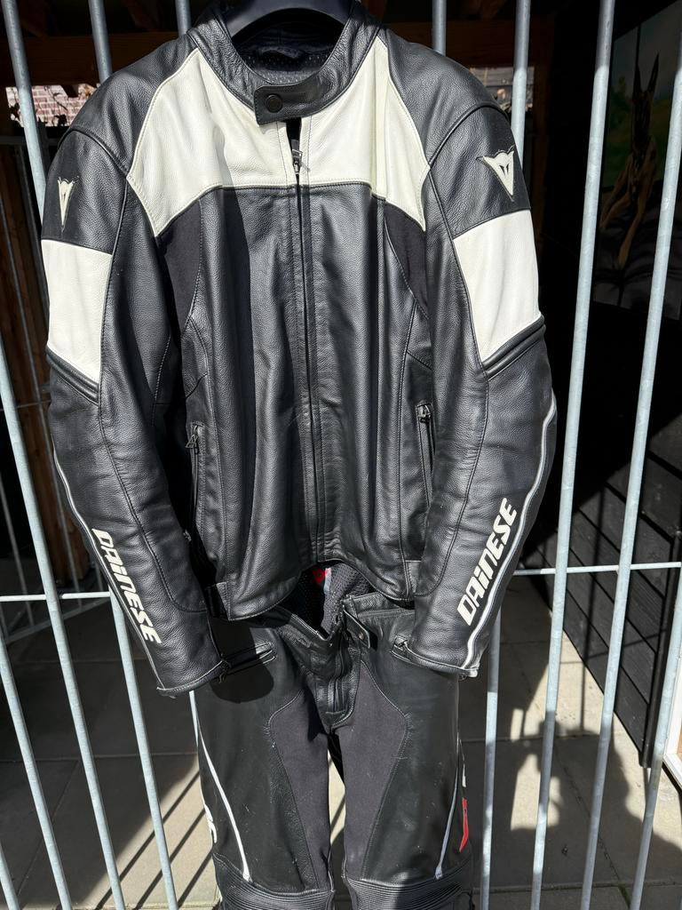 Dainese Leren Motorpak - Jas en Broek mt 54, Ophalen of Verzenden, Tweedehands, Heren, Combipak