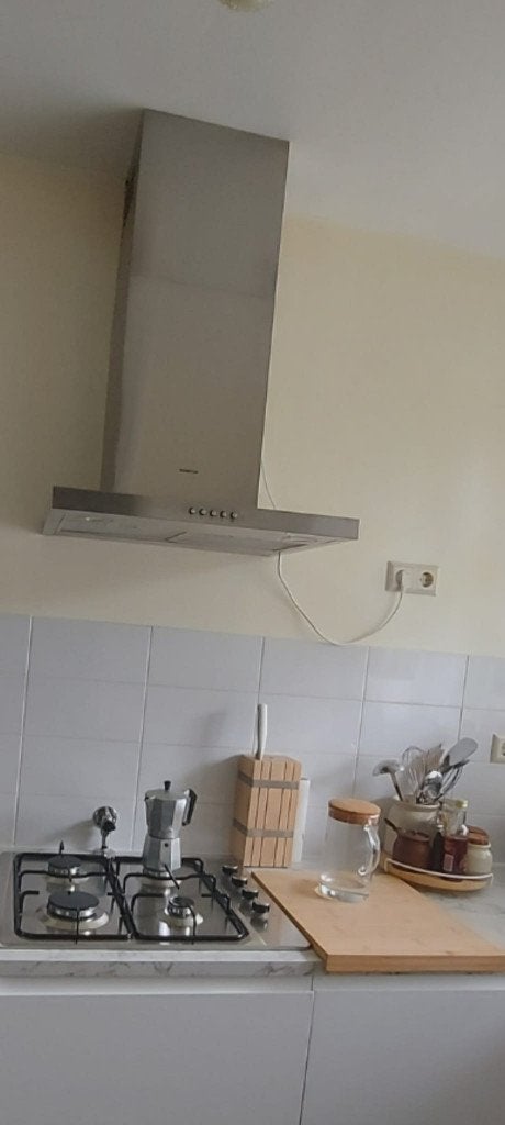 Afzuigkap, Witgoed en Apparatuur, Afzuigkappen, Ophalen, Wandschouwkap, Motor, Zo goed als nieuw