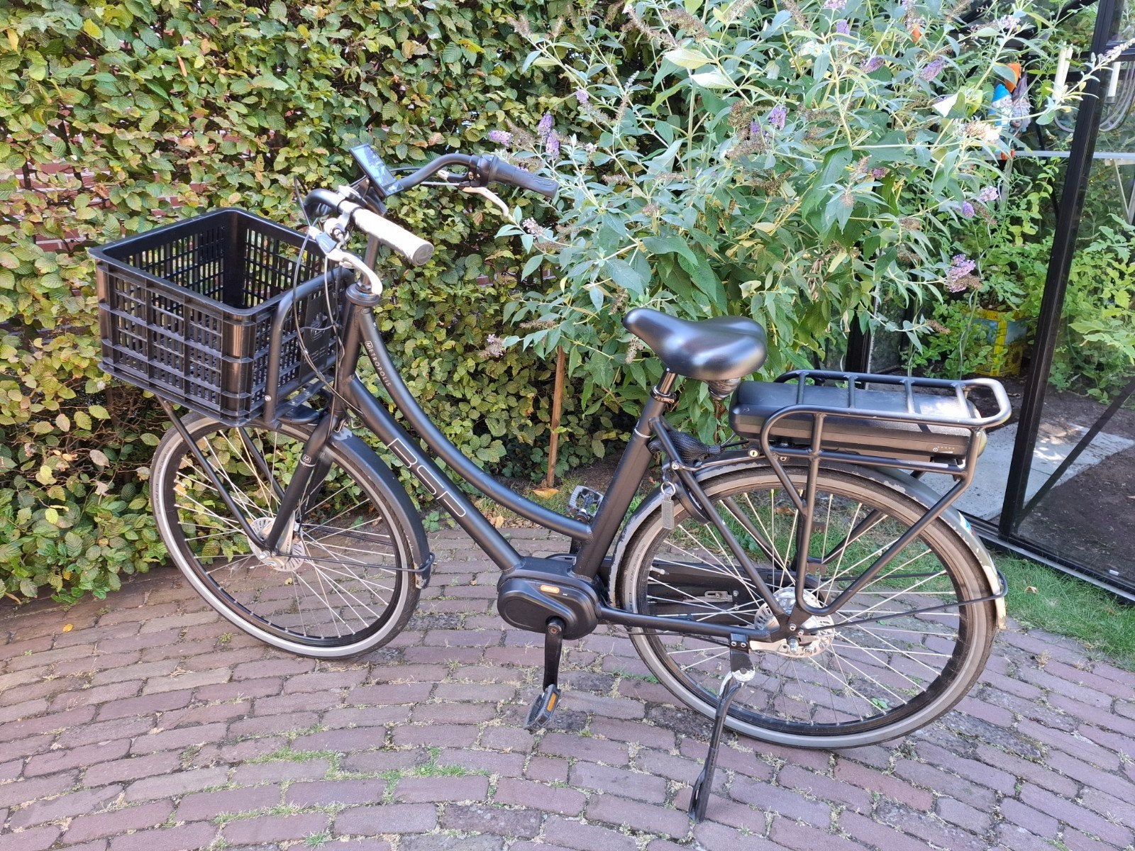 BSP E-bike met Basil transportmand - 7044 km, Ophalen, Gebruikt, Overige merken