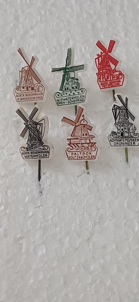 Molen, Molens (setje 3), Verzamelen, Speldjes, Pins en Buttons, Ophalen of Verzenden, Zo goed als nieuw, Overige onderwerpen