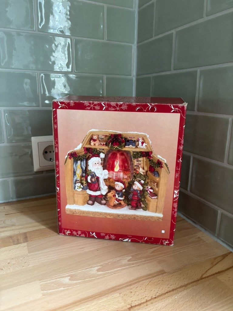 kerst haard, Ophalen, Zo goed als nieuw