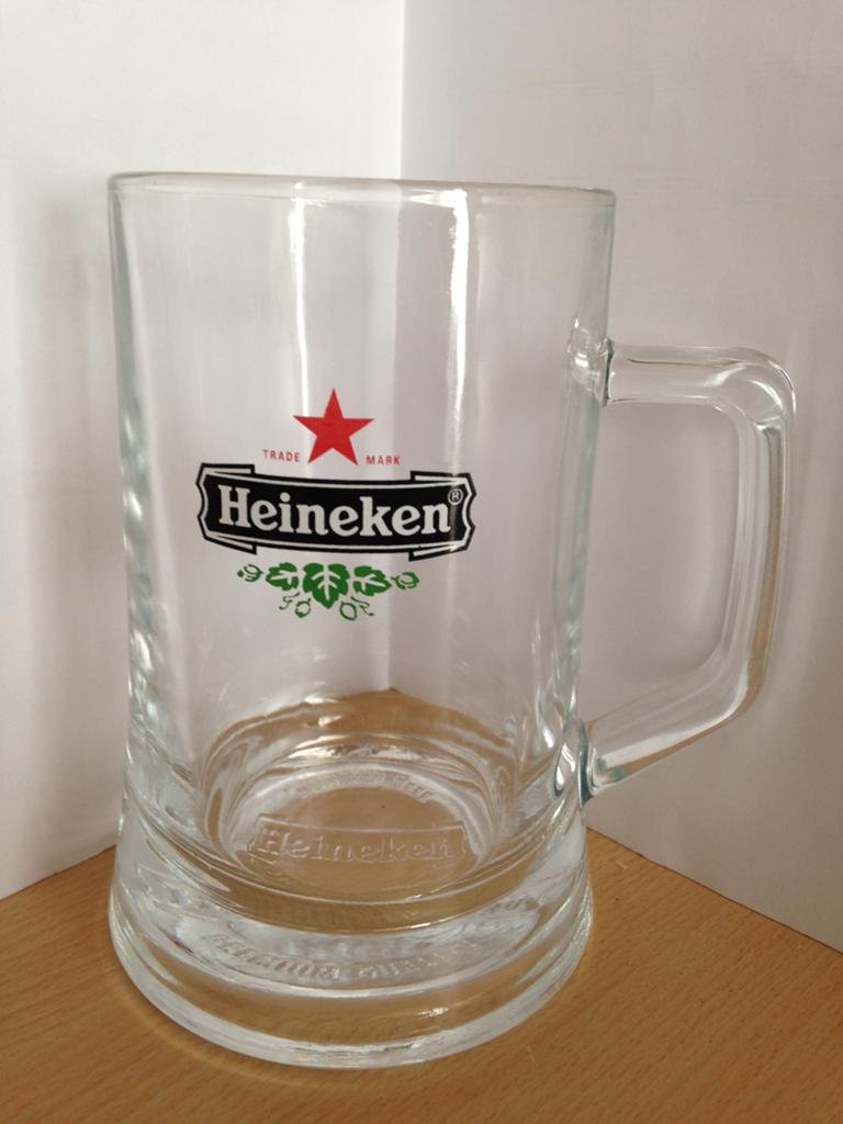 Heineken bierpul 50cl bierglas, Verzamelen, Biermerken, Ophalen of Verzenden, Zo goed als nieuw, Glas of Glazen, Heineken