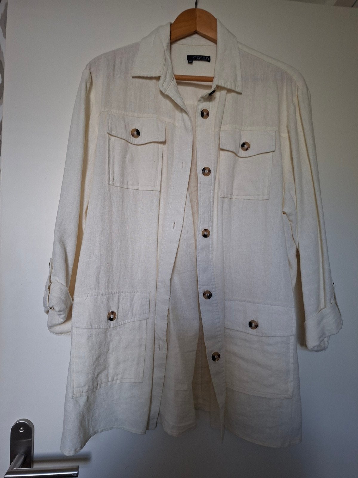 Norah linnen-look jasje/blouse maat 42, Norah, Ophalen of Verzenden