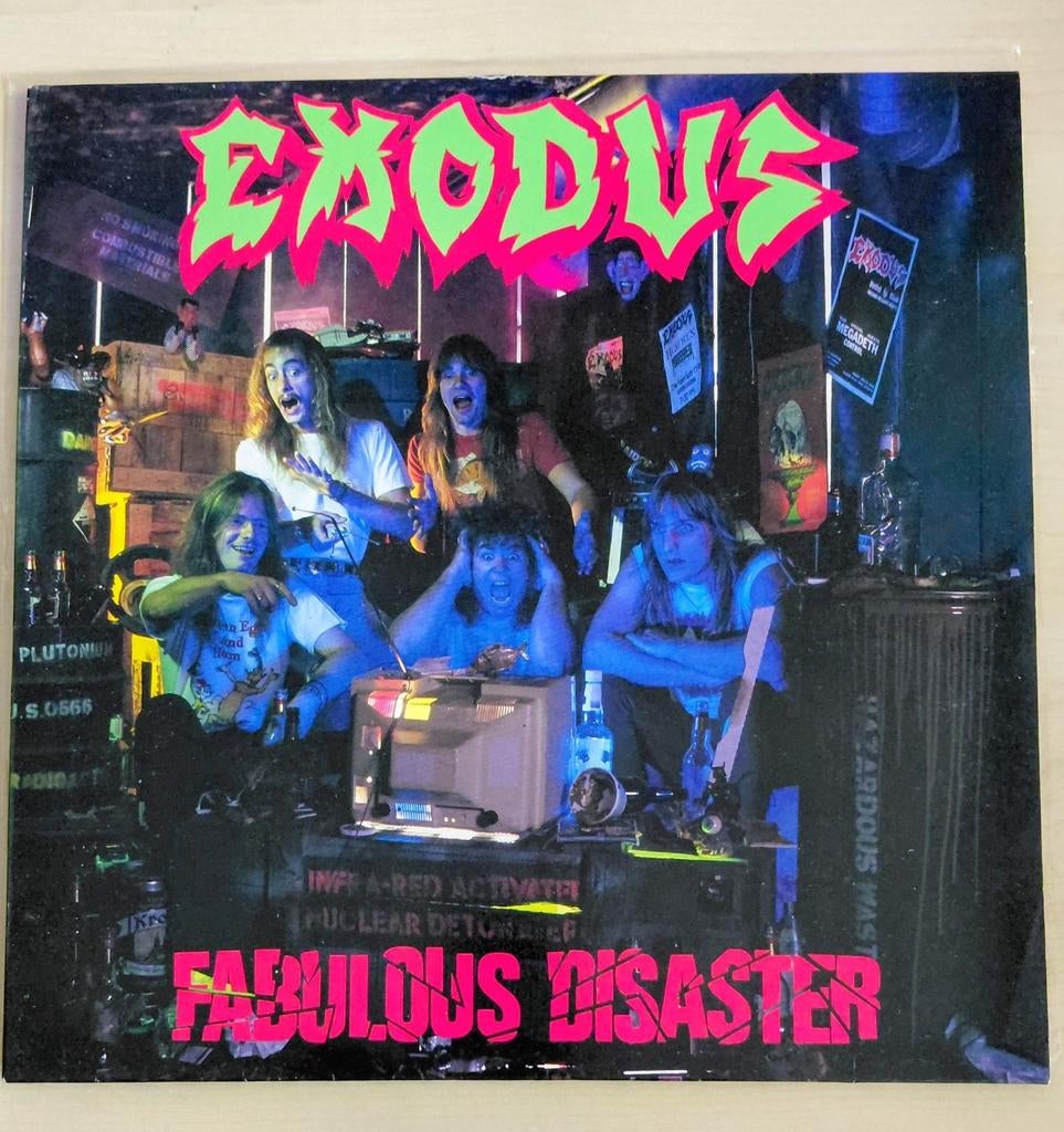 Exodus - Fabulous Disaster, Cd's en Dvd's, Vinyl | Hardrock en Metal, Ophalen of Verzenden, Gebruikt