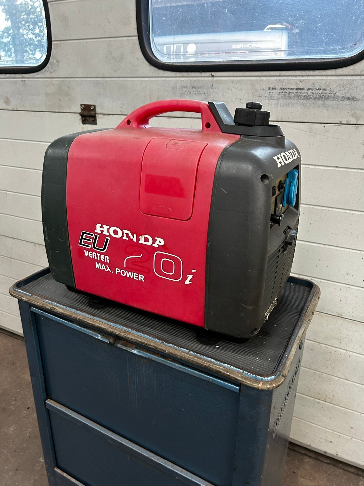 Honda EU20i Aggregaat Generator - Draagbaar en Stil, Gebruikt, Benzine, Ophalen of Verzenden, Geluidgedempt