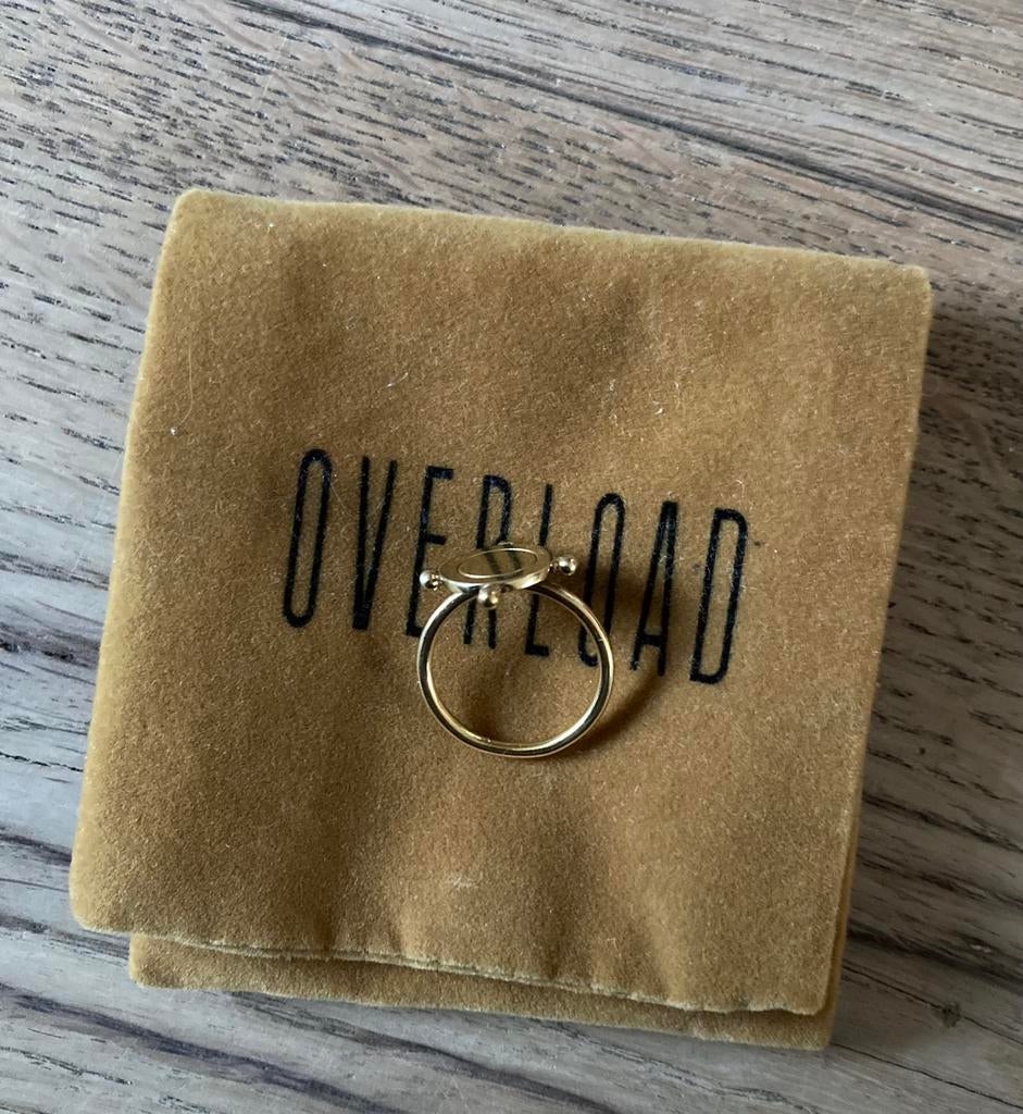 Overload Studios Blind Compass ring 14k solid gold 14,5, Sieraden, Tassen en Uiterlijk, Ringen, Nieuw, Ophalen of Verzenden, Kleiner dan 17