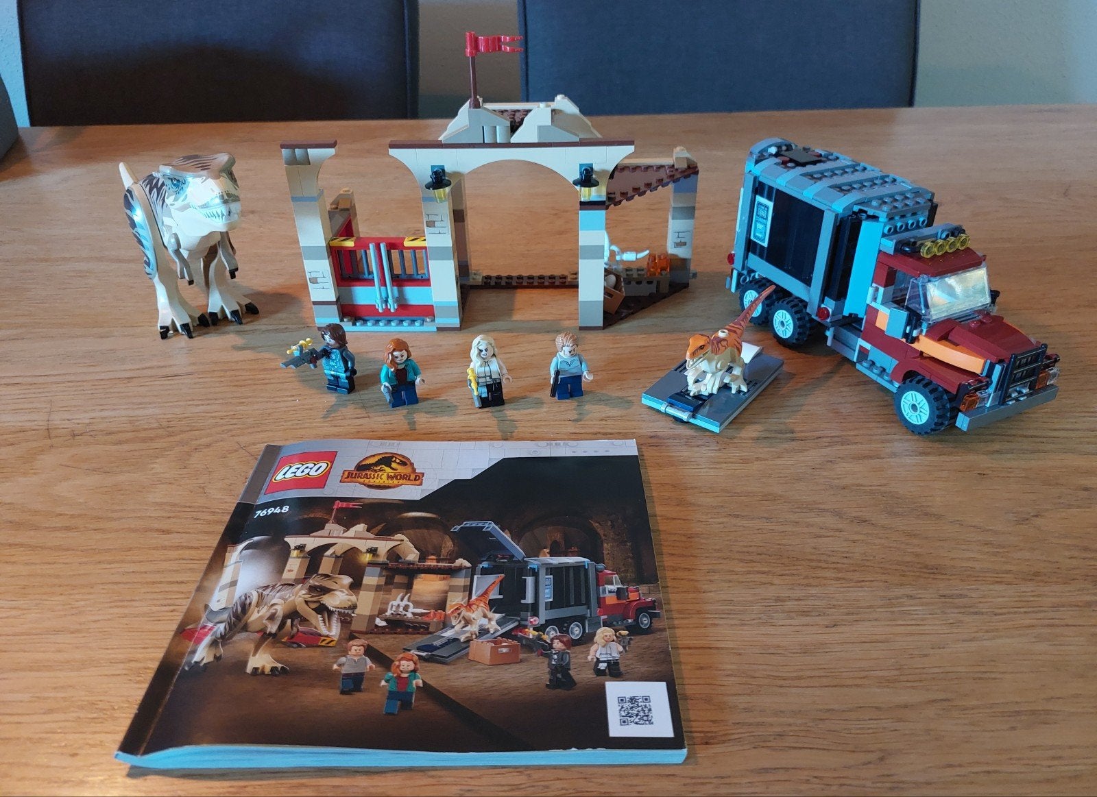 LEGO Jurassic World, Set 76948, T. Rex Ontsnapping, Ophalen, Jurassic World, Lego, Compleet