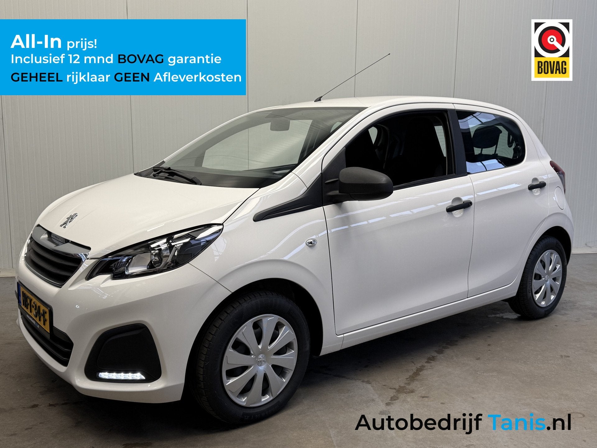 Peugeot 108 1.0 e-VTi Active AIRCO-ELECTR.PAKKET-LED-5DRS, Auto's, Peugeot, Voorwielaandrijving, Stof, Gebruikt, Euro 6