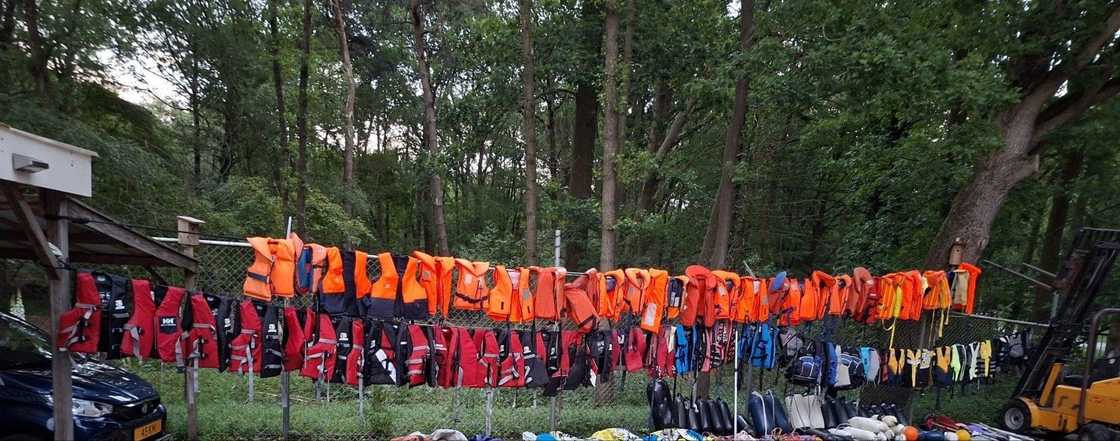 Grote partij zwemvesten/skivesten en bootspullen, Ophalen, Gebruikt, Overige typen